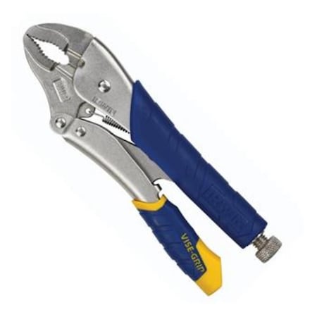 Irwin Curved Jaw Locking Pliers With Wire Cutter 586-7WR-3